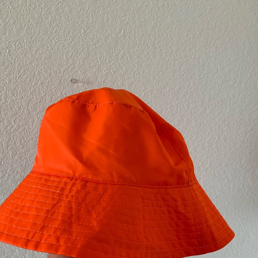 Bright Orange Bucket Hat